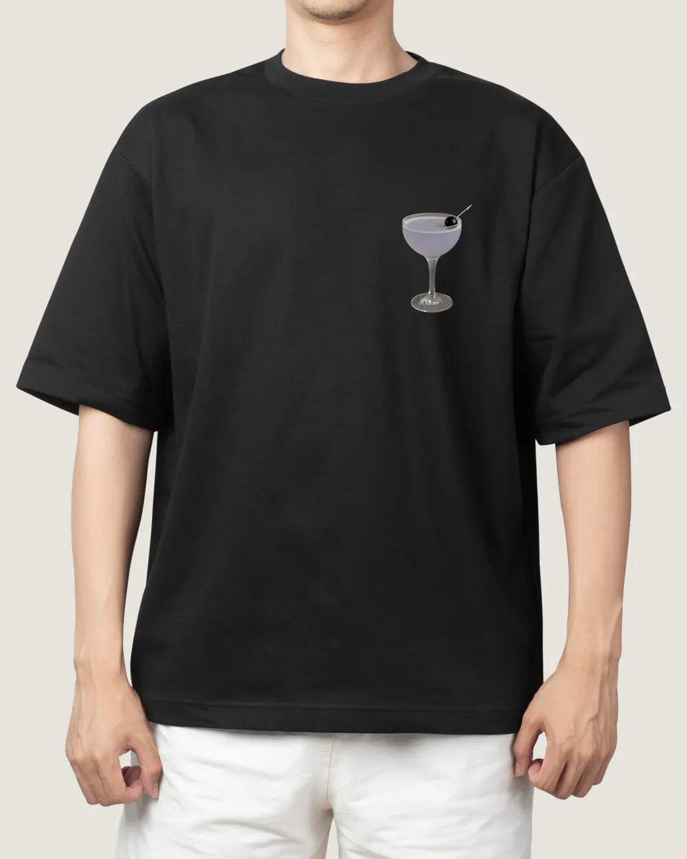 Playera Aviation Negro, frente