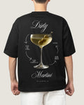 Playera Dirty Martini Negro, espalda