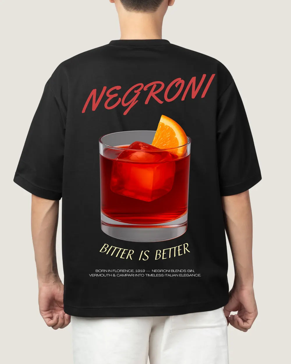 Playera Negroni Negro, espalda