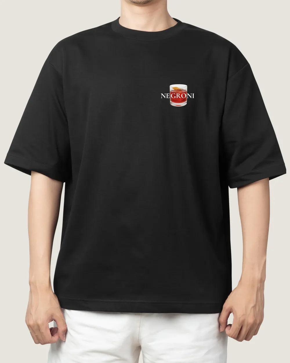 Playera Negroni Clásico Negro, frente
