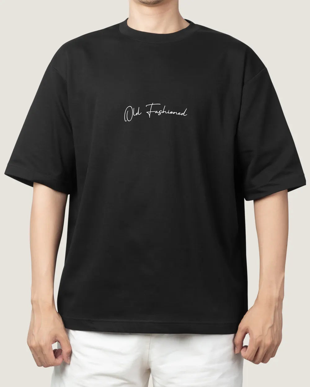 Playera Old Fashioned Negro, frente